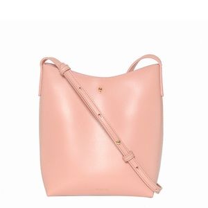 SAMARA Pale Pink “Peony” Vegan Leather Crossbody Bag